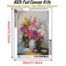 5D DIY Full Round Diamond Painting Flower Rhinestones Cross Stitch (B939)