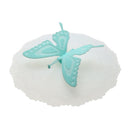 Cute Butterfly Silicone Cup Lids Anti-dust Leakproof Mugs Cover (Blue) A