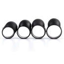 12x Steel Tongue Drum Finger Picks Black Finger Sleeves Handpan Percussion