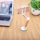 Desk Car Interior Panel Universal Aluminum Folding Smart Phone Holder Stand A