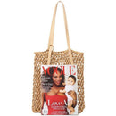 Womens Classic Straw Summer Beach Sea Shoulder Bag Handbag Tote Color:White