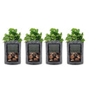 Grow Planter Bags Garden Planting Pots Natural Aeration For Growing Healthy