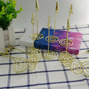 4.5 Inch Place Card Holders,12Pcs Table Number Stand Table Card Holder Wire S9K5