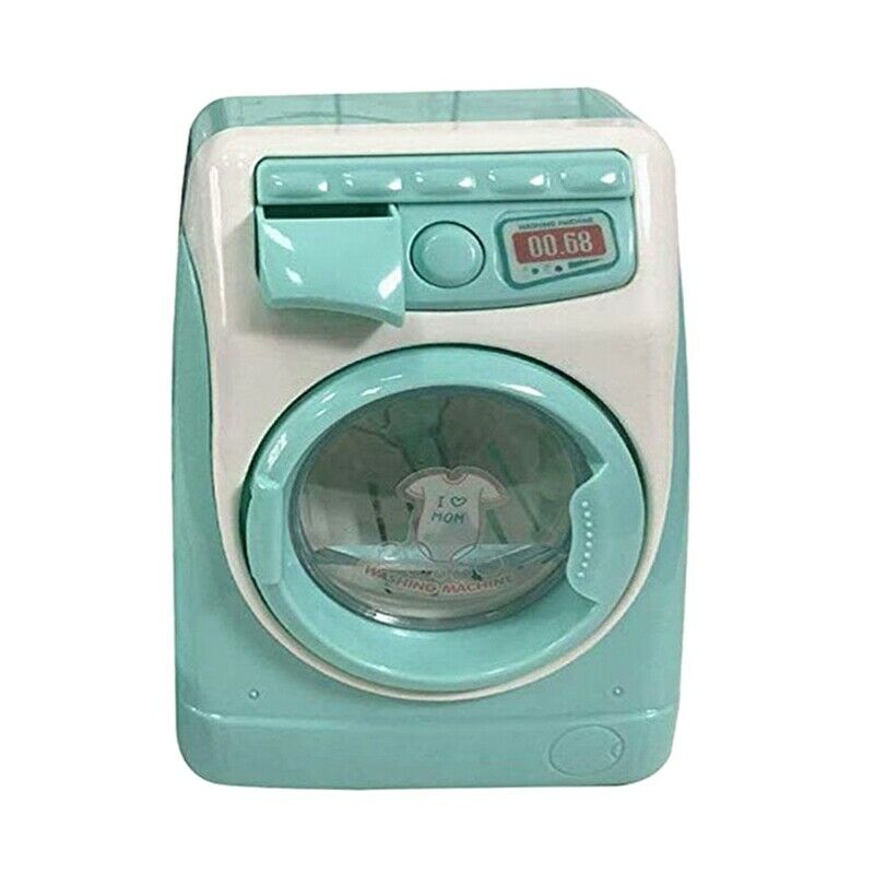 Mini Educational Simulation Washing Machine Toys Kids Play House Pretend To Z3N8