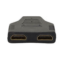 Portable 1080P HDMI Male to 2 Female 1 In 2 Out Splitter Adapter Protector