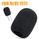 Foam Cover Windscreen Pop Filter Black for Blue Yeti Condenser Mic Microphone