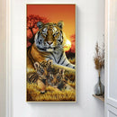 Animal Tiger Full Drill Diamond Painting Mosaic Kit Rhinestone Bead Craft