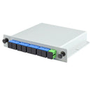 Fiber Optic Plc Splitter 1 x 8 Insertion Outdoor Electrical Splitter / Lgx