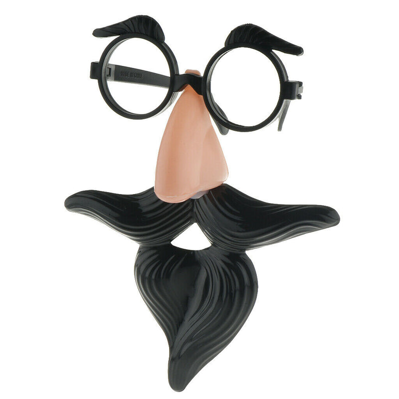 Funny Mustache Eyebrows Nose Glasses, Halloween Costume Party Glasses, Props