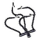 4 Hand Solder Hand Pcb Card Holder Flexible Arm Blue