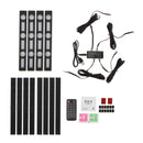 Car Interior Atmosphere Light LED USB Remote Control Ambient Lamp Floor