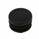 Plastic Round Blanking End Ribbed Caps Tube Inserts 19mm Dia 12 Pcs C2K1