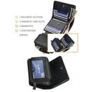Baellerry Short Men Wallets 11 Card Holders Zipper Men Leather Purse Solid