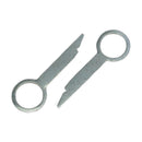 2X Car Radio Release ironing Key For Skoda Audio Disassembly Tool X9F0 C1H9