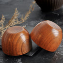 Set of 10 75ml Handmade Small Wooden Tea Cup Teacups Mug for Juice Milk
