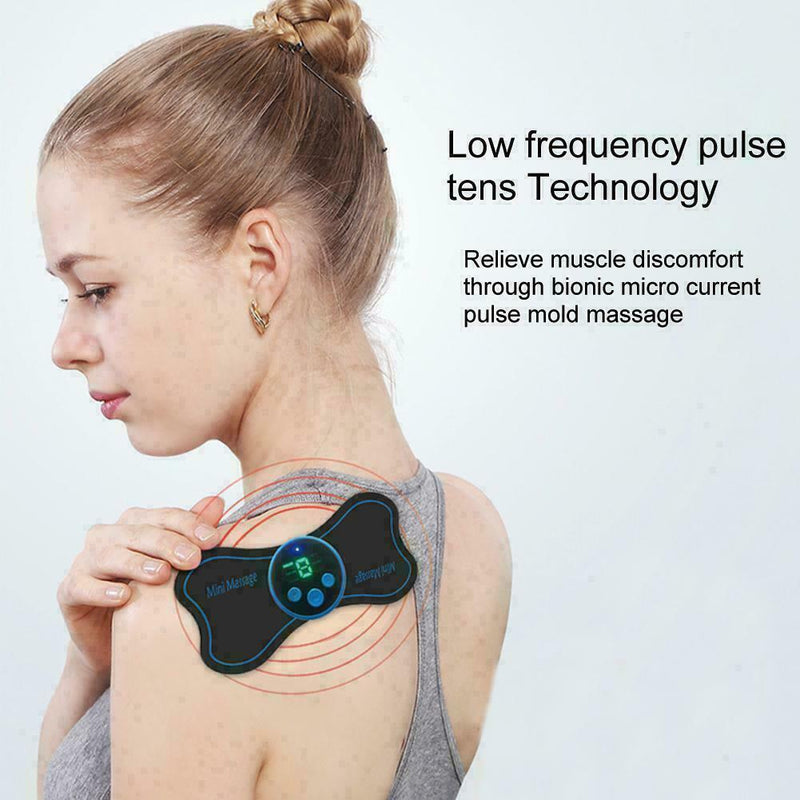 Mini Neck Massager Muscle Stimulator Back Pain Relief Massage Tool Cervical I8I9