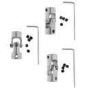 Single Chrome Universal Steering Shaft U Joint Coupler