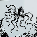 Painting Stencil octopus Shape Patterns Drawing Airbrush Kids Gift Craft  Z