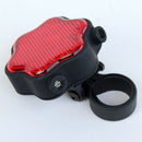 Mountain Bike Taillights Tail Warning Light Plum Shape Bicycle Light Night