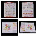 4pcs Ribbon Embroidery Kit DIY Wall Decor  Work Embroidery Frameless