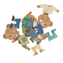 Baby Bear Changing Clothes Puzzle Set Children Kids Educational Wooden Toys