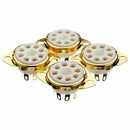 4PC 8 Pin Ceramic Socket Tube Top Vacuum Octal Value For KT88 EL34 6V6 6650
