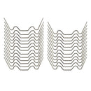 25Pcs Stainless Steel Greenhouse Bracket Fixing Clips W Fixing Clips