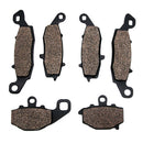 Motorcycle Front+Rear Brake Pads Fit For Kawasaki KLE 650/650 Versys 2007-13