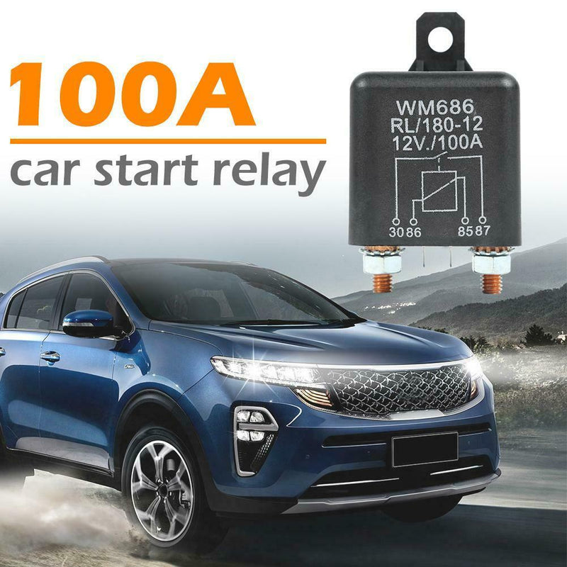 12V DC 100 Amp Heavy Duty Split Charge/Winch Relay for Car Van Boat 4 Pin