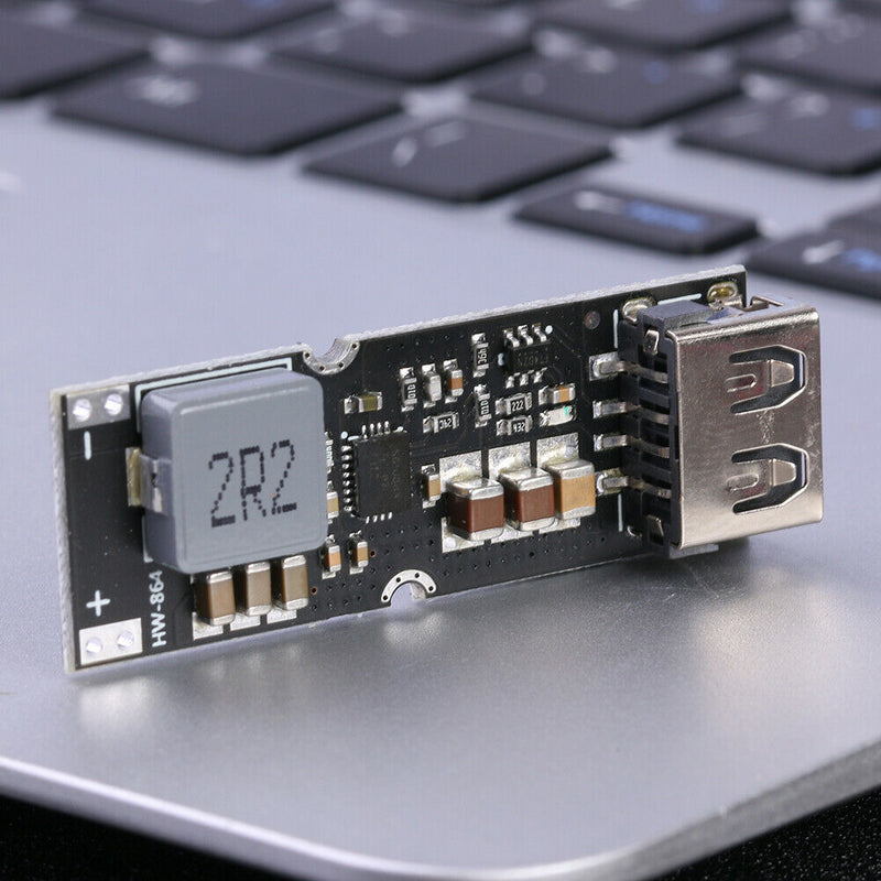 3.2V 3.7V 4.2V Step-Up 5V 9V 12V QC Fast Charge Single Battery Boost Module A