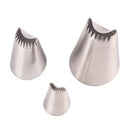 3PCs Lotus Cakes Set Cookies Icing Piping Pastry Nozzle Cupcake Fondant DecSEAU