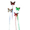 2*LED Colorful Butterfly Clip Hair Flashing Glow Girls Decor Braid Hairpin