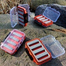 hot Double Side Waterproof Foam Fly Fishing Bait Lure Hook Storage Case Box Gw
