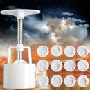 12 Animals Stamps Baking Tool Moon Cake Press Round Cupcake Mid Autumn Day