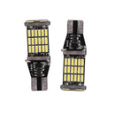 T15 W16W LED Car Reverse Turn Signal  Light Bulb 4014 45SMD Bulb (Yellow)