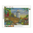 5D DIY Full Drill Diamond Painting Landscape Cross Stitch Embroidery Mosaic