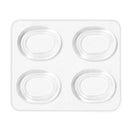 4pcs/set Snare Drum Mute Pad Drum Damper Transparent Instrument Accessories