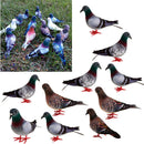 12pcs Doves Realistic Feathered Artificial Craft Birds Garden Yard Lawn Decor
