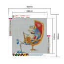 5D DIY Full Drill Diamond Painting Frog Cross Stitch Embroidery (W0016)