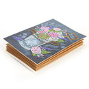 DIY Flower Diamond Painting Kraft Paper Photo Album Picture Storage Case