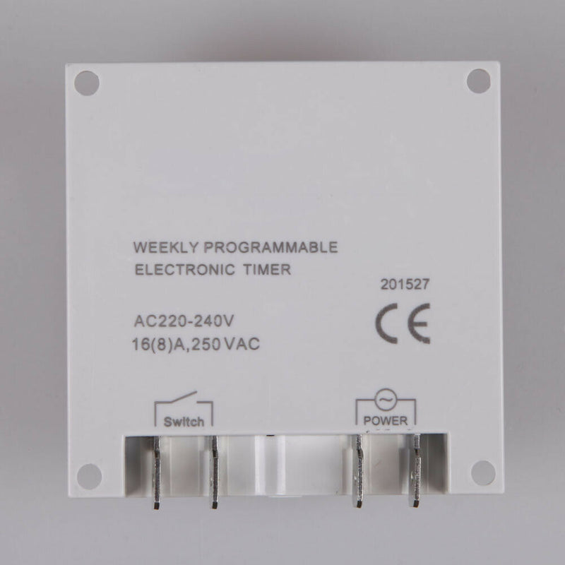 DC 12V 16A Smart Digital LCD Power Programmable Timer Time Switch Relay