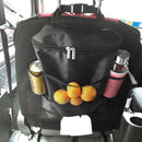 Car Auto Seat Back Multi-Pocket Storage Bag Organizer Holder Travel Hanger Black