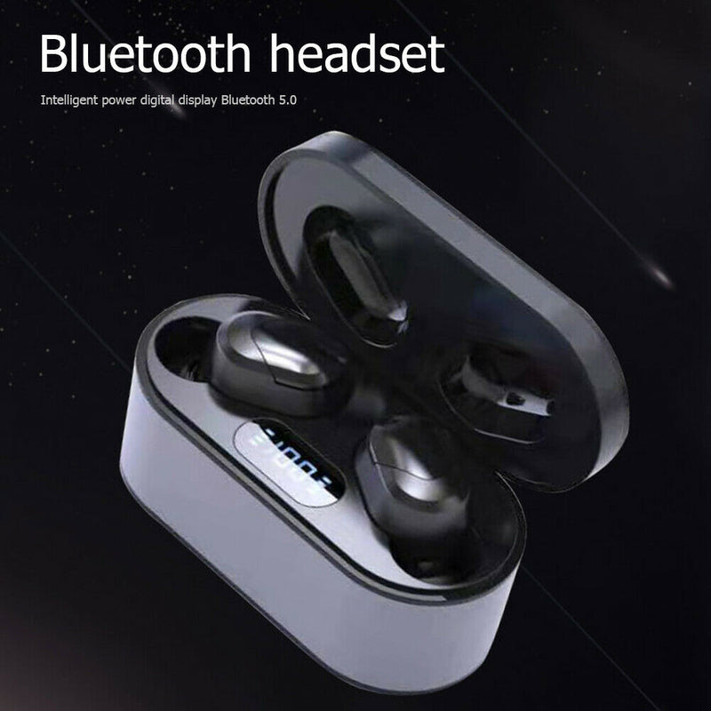 JS1 TWS Bluetooth 5.0 Wireless Earphone Noise Cancelling In-ear Earbuds w/Mic