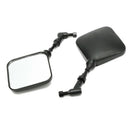 2Pcs Motorcycle Rear View Mirror Black For Suzuki Dr 200 250 Dr350 Drz 400  R8U7