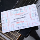 1PC Guitar String Action Gauge String Pitch Ruler Guitar Bass Measuring Too3c
