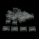 20 Pack PVC Clear Whistle Cover Referee Soccer Cushioned Mouth Grip Overgrip