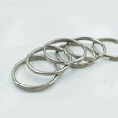 10 X Stainless Steel Key Holder Split Rings Keyring Keychain Keyfob 25mm AU