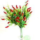 1 Bouquet Artificial Pepper Flower Wedding Christmas Party Garden Decor JfJ Gw