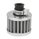 12mm Air Filter Motor Car Turbo Ventilation breather Carter Gray T2Q1