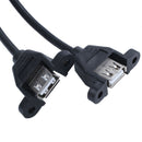 9 Pin To Dual USB 2.0 Type A Female Header Adapter Cable Motherboard Mainbo